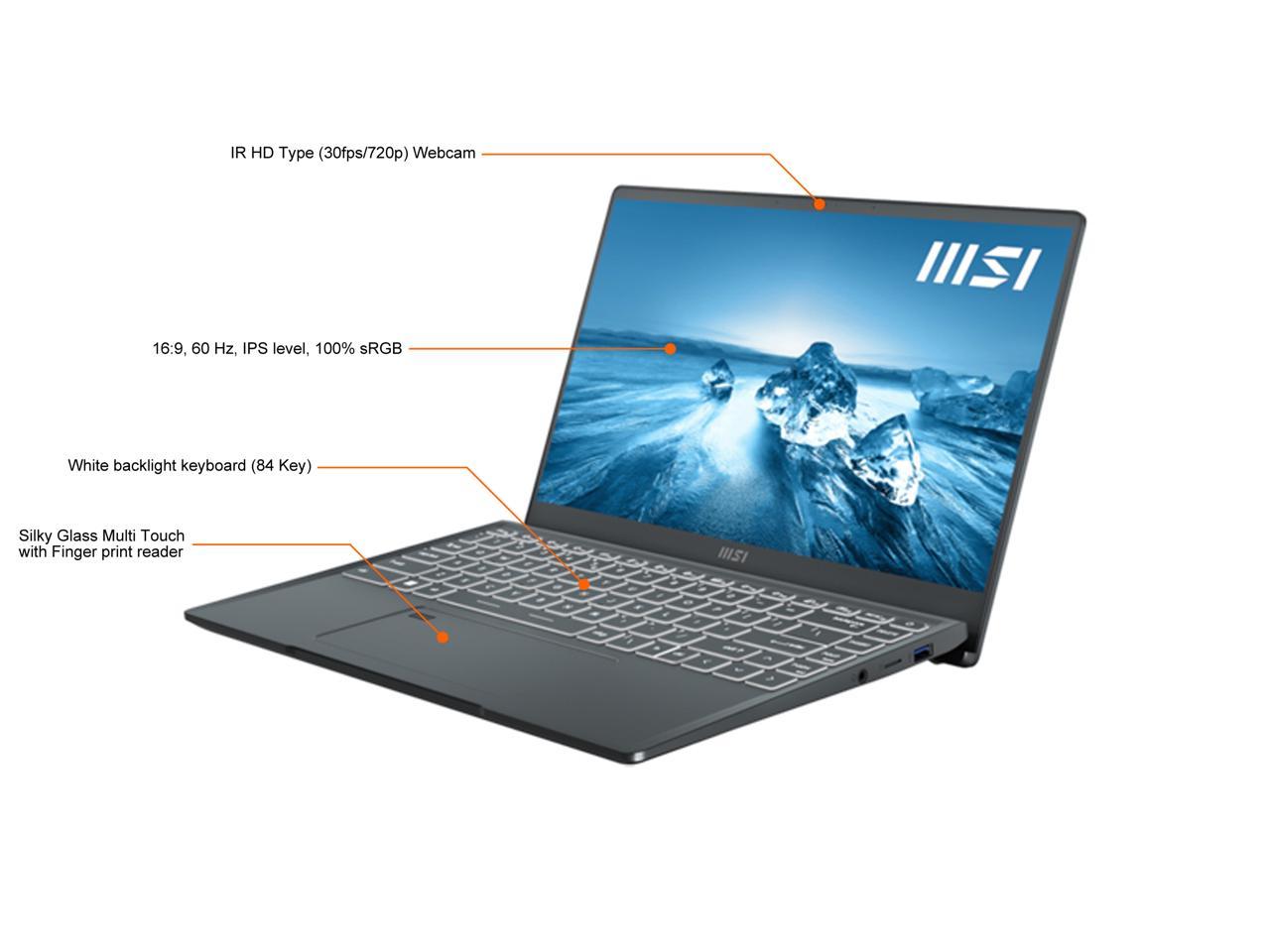 لپ تاپ MSI Prestige EVO 14 رم 16 گیگابایت i5-1240P - اپن باکس - Image 3